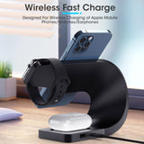4 in 1 Magnetic Wireless Charger for iPhone12 Apple Watch Headphones Wireless Charging - V.I.P Digital Presence
