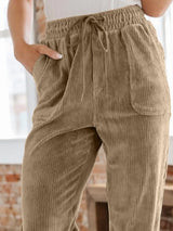 Drawstring Pants with Pockets - V.I.P Digital Presence