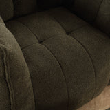 Soft Bean Bag Chair with High Resilient Foam(Chips)for living room and bedroom,Comfortable Square Lazy Sofa with Footstool - V.I.P Digital Presence