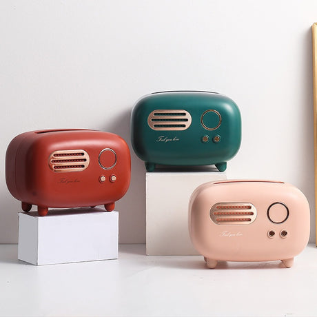 Paper towel box ABS light luxury retro style gift for living room, high-end home drawer paper towel box - V.I.P Digital Presence