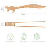 Kitchen and Home Good Items Squirrel Toast with Pine Wood Squirrel Baked Bread Pliers - V.I.P Digital Presence