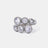 Stainless Steel Inlaid Zircon Bypass Ring - V.I.P Digital Presence