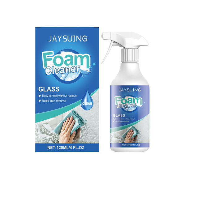 Glass Foam Cleaner cleans oil stains with refurbished daily maintenance glass cleaning spray - V.I.P Digital Presence