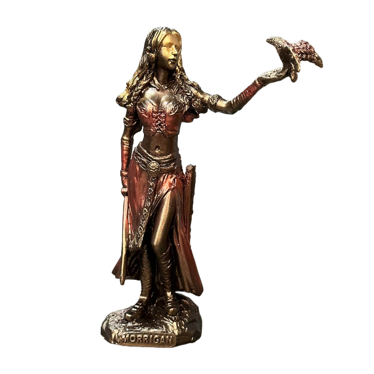 Goddess holding eagle statue, resin ornament, home crafts, mythology, European and American decoration - V.I.P Digital Presence