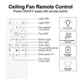 52" Low Profile Ceiling Fan with Lights - V.I.P Digital Presence