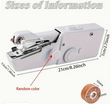 1pc Portable Handheld Sewing Machine - Quick Stitching Tool For Cloth, Clothing And Kids Clothes - 2 Coils Included (Battery Not - V.I.P Digital Presence