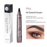 Long Lasting 5 Colors Sketch Liquid Eye Brow Pencil Waterproof Microblading Tattoo Fork Tip Eyebrow Pencil - V.I.P Digital Presence