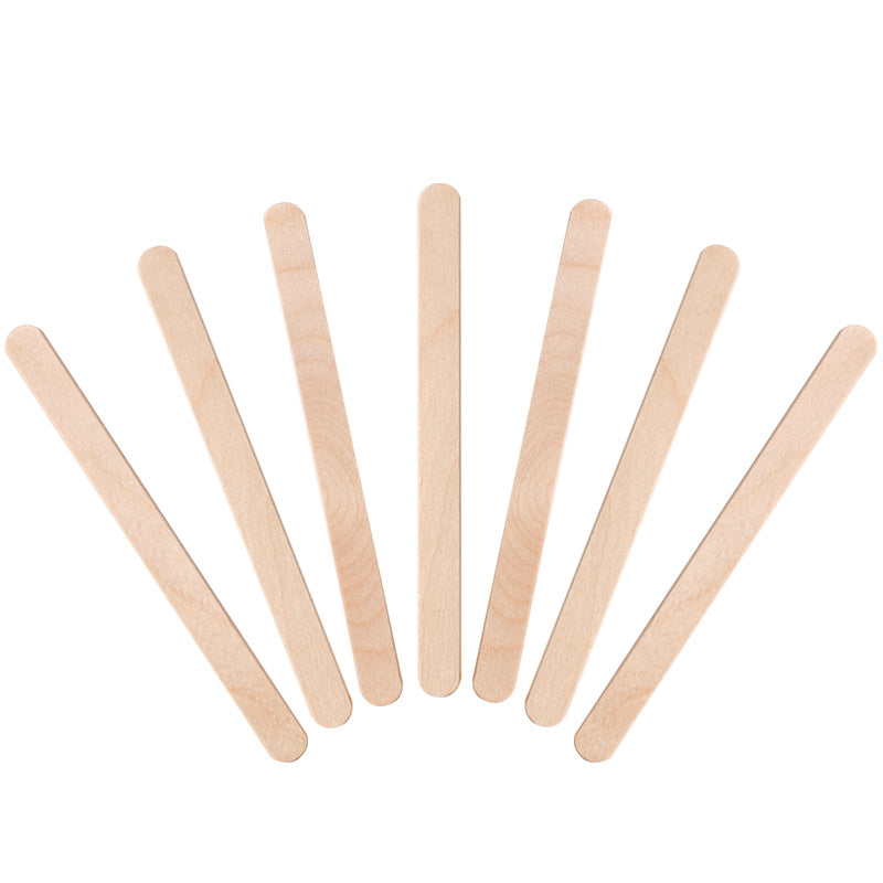 100-Piece Bag of Disposable Wooden Sticks for Hair Removal Waxing and Scraping Tools - V.I.P Digital Presence