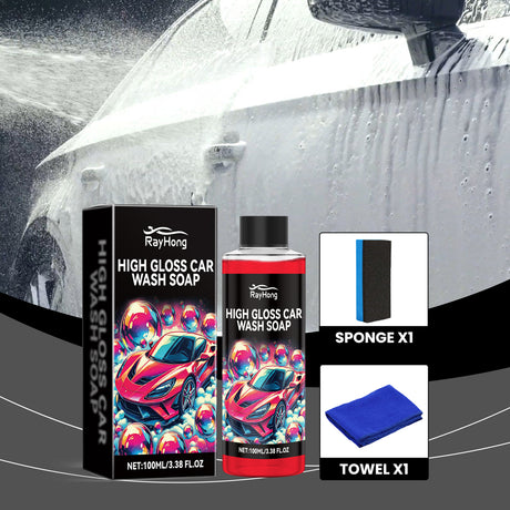 Foam Car Wash Liquid, Car Cleaning Mild Decontamination Foam Dust Refurbished Bright Cleaner - V.I.P Digital Presence