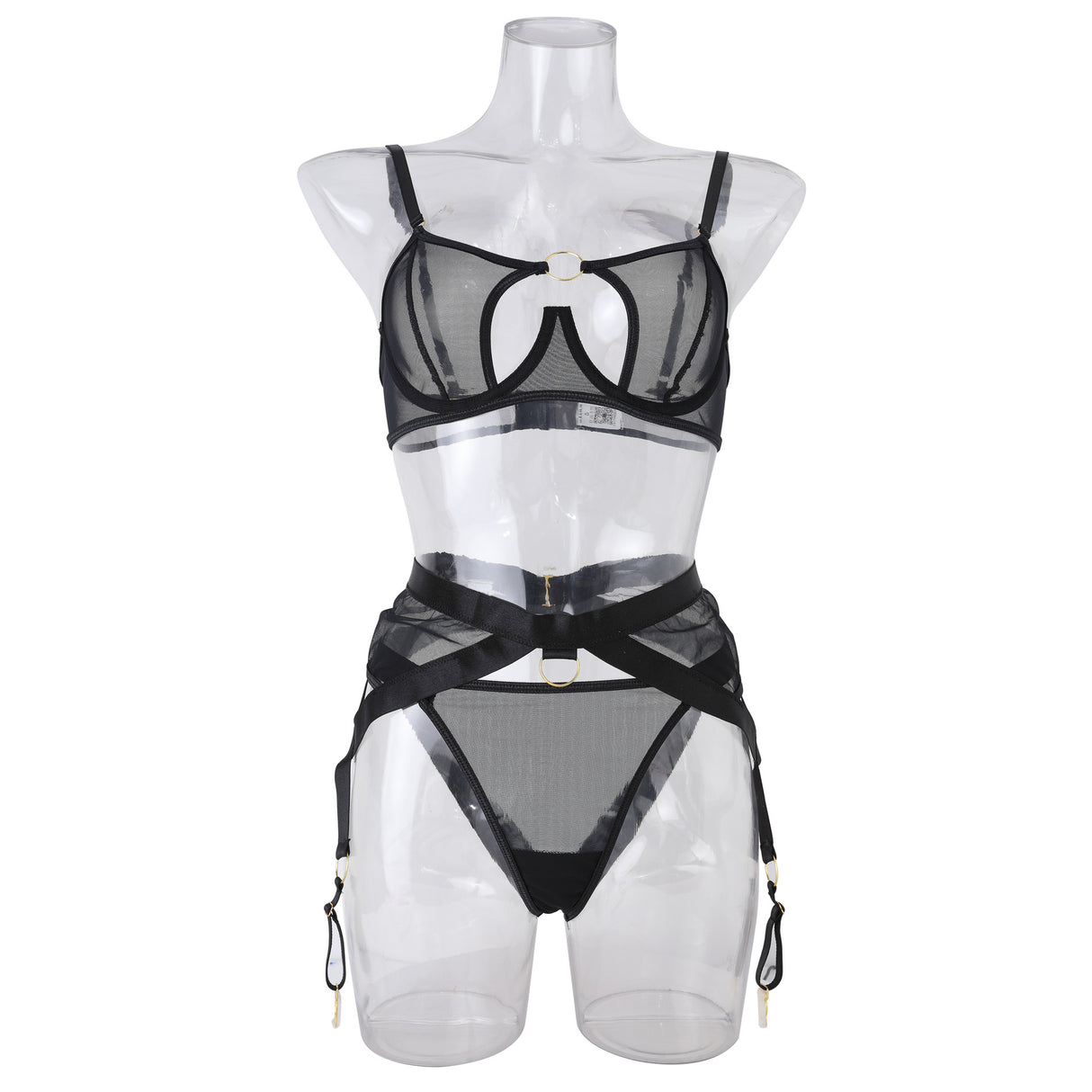 New mesh sexy and comfortable lingerie set, garter belt, Amazon hot selling erotic set - V.I.P Digital Presence