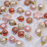 Christmas tree decoration 3cm light gold Christmas ball hanging pendant Christmas combination ball - V.I.P Digital Presence