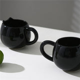 Adorable hand - painted cat - shaped ceramic mug, perfect for coffee or tea. - V.I.P Digital Presence