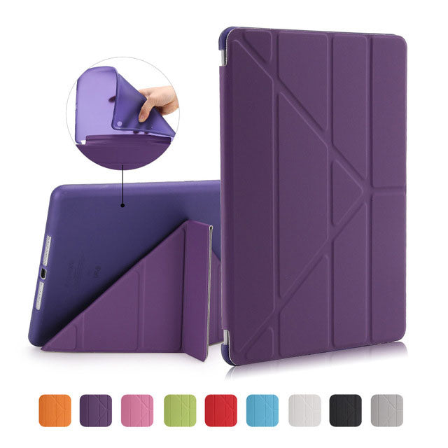 Case Cover for iPad 9.7 2017, GOLP PU Leather Magentic Smart Cover Soft TPU Back Protective Case for iPad 2018 cover A1822 A1823