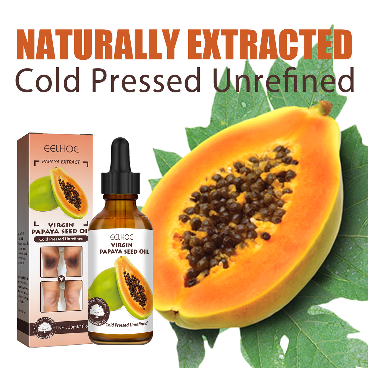 Papaya Seed Skin Care Oil Lightening Dark Spots, Bending Joints, Elbows, Brightening Skin And Moisturizing Oil - V.I.P Digital Presence