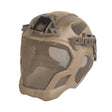 Lightweight EVA tactical helmet for hunting, airsoft, etc. Steel mesh mask included, good for cosplay. - V.I.P Digital Presence