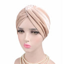 Women Velvet Turban Hat Headband Muslim Hijab Caps Female Soft Bandana Headband Hijabs Head Wrap Hair Accessories Supplies - V.I.P Digital Presence
