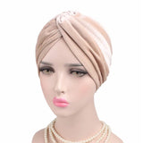 Women Velvet Turban Hat Headband Muslim Hijab Caps Female Soft Bandana Headband Hijabs Head Wrap Hair Accessories Supplies - V.I.P Digital Presence