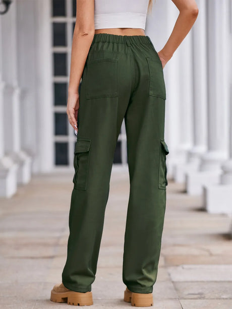 Straight Denim Cargo Pants - V.I.P Digital Presence