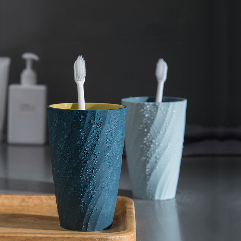 Simple Wash Cup Portable Household Brushing Cup Mouthwash Tooth Bucket Cute Set a Pair Of Couples Mouthwash Cup - V.I.P Digital Presence