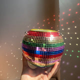 Disco Ball Planter Hanging Mirror Spherical Plastic Flower Pot Horticultural Hanging Basket - V.I.P Digital Presence