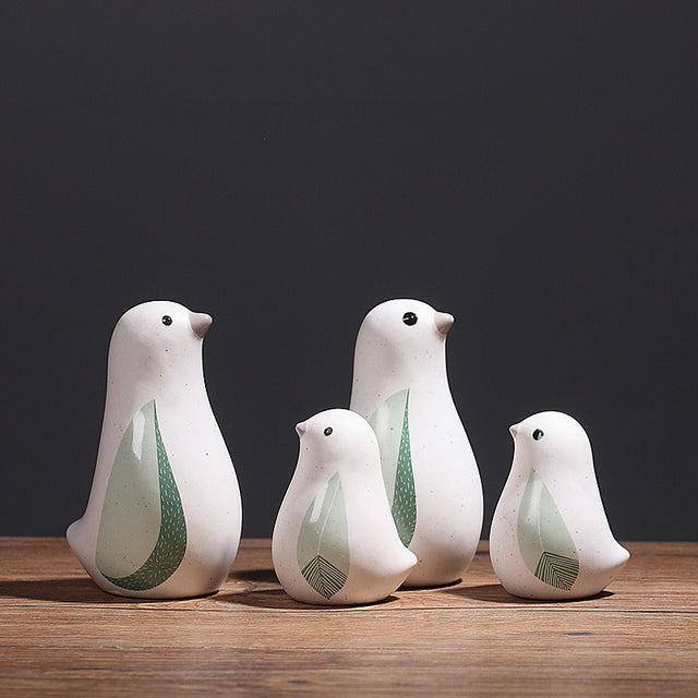 Home decoration small accessories Nordic creative cute ceramic bird ornaments Home living room Wine cabinet Room decoration - V.I.P Digital Presence