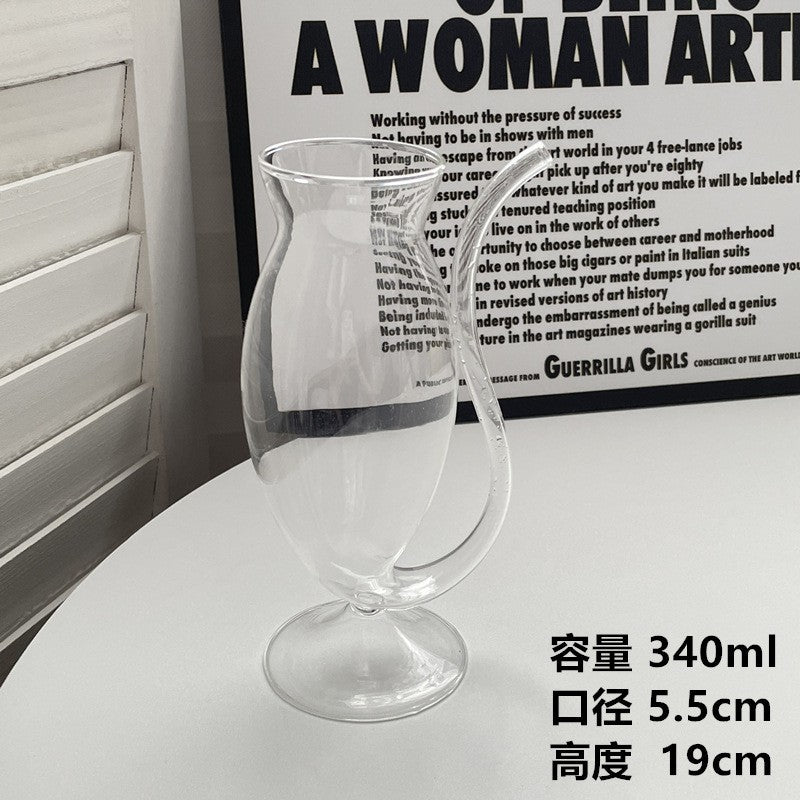 Creative Glass Cup Coffee Milk Mug Irregular Whisky Cocktail Wine Glasses Juice Coffee Mugs Christmas Gifts - V.I.P Digital Presence