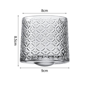Hand drawn rotating glass cups multiple multi-purpose whiskey glasses rotating glass cups - V.I.P Digital Presence