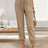 Tied Elastic Waist Pants with Pockets - V.I.P Digital Presence