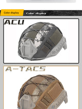 Tactical Multicam Helmet Cover for for Ops-Core FAST PJ Helmet Paintball Wargame Gear CS FAST Helmet Cover - V.I.P Digital Presence