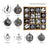 Christmas decoration 6cm electroplated ball plastic ball special-shaped painted Christmas ball gift Christmas tree pendant - V.I.P Digital Presence