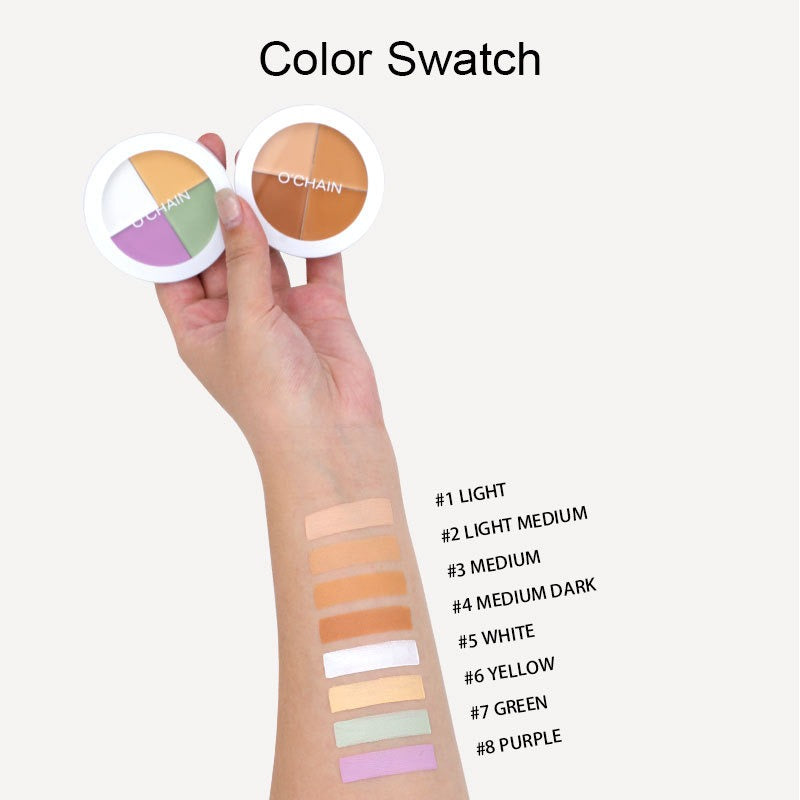 O'CHAINFour-color concealer set to cover spots, acne, dark circles, tear trough concealer - V.I.P Digital Presence