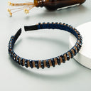 Washing Face Hair Band Thin Edge Handmade String Crystal Headband Fashion Hair Accessories Simple Hair Band - V.I.P Digital Presence