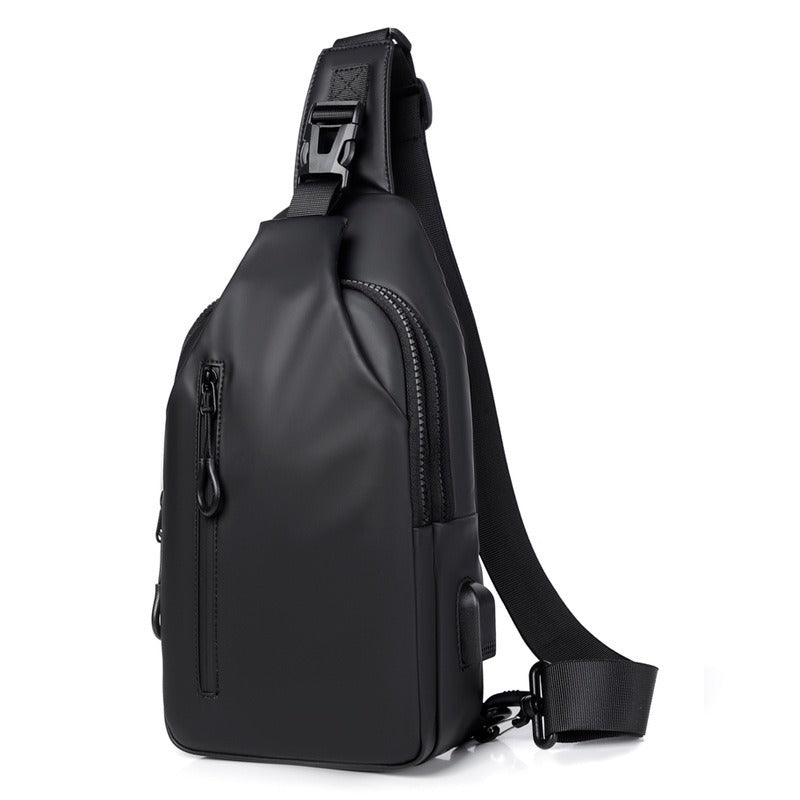 Outdoor Large Capacity Messenger Bag Men Chest Bag Simple Fashion Men Bag Shoulder Bag - V.I.P Digital Presence