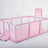Children's fence baby basketball fence safety stainless steel playpen children's ball pit baby indoor playground baby park fence - V.I.P Digital Presence