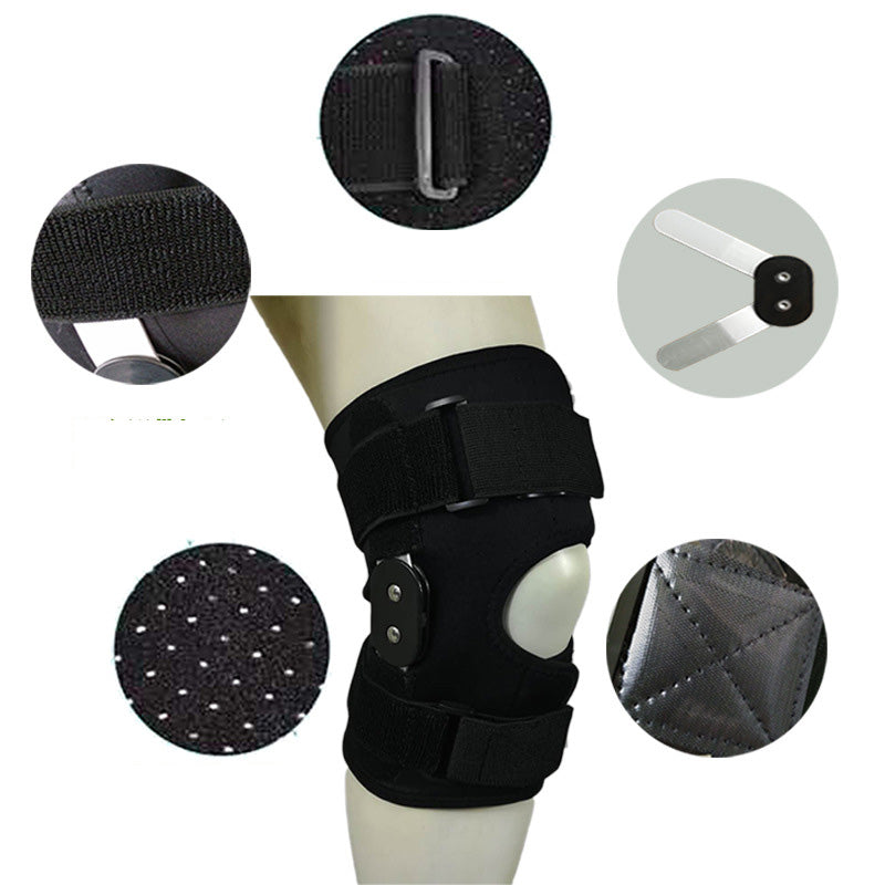 1Pcs Aluminum Alloy Bracket Support Knee Pad Magic Belt Compression Knee Pad Hinge Hinge Fixed Knee Pad