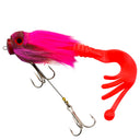 Palisandro Baby Rat Swimbait Bucktail - Muskie/Pike Lure, Hand - tied Deer Hair, Solid Body Fishing Rig - V.I.P Digital Presence