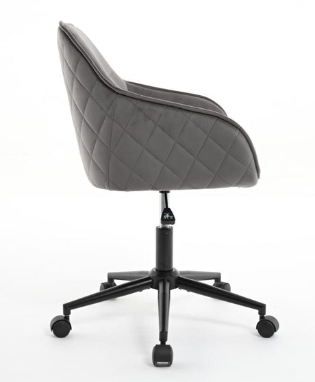 Velvet Office Desk Chair, Modern Home Desk Chair with Wheels , Vanity Chairs for Living Room, Bedroom,Study Room - V.I.P Digital Presence