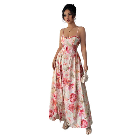 Cross-borderNew Spring and Summer Strapless Shoulder-baring Women's Fashion Fairy Long Elegant Evening Dress - V.I.P Digital Presence