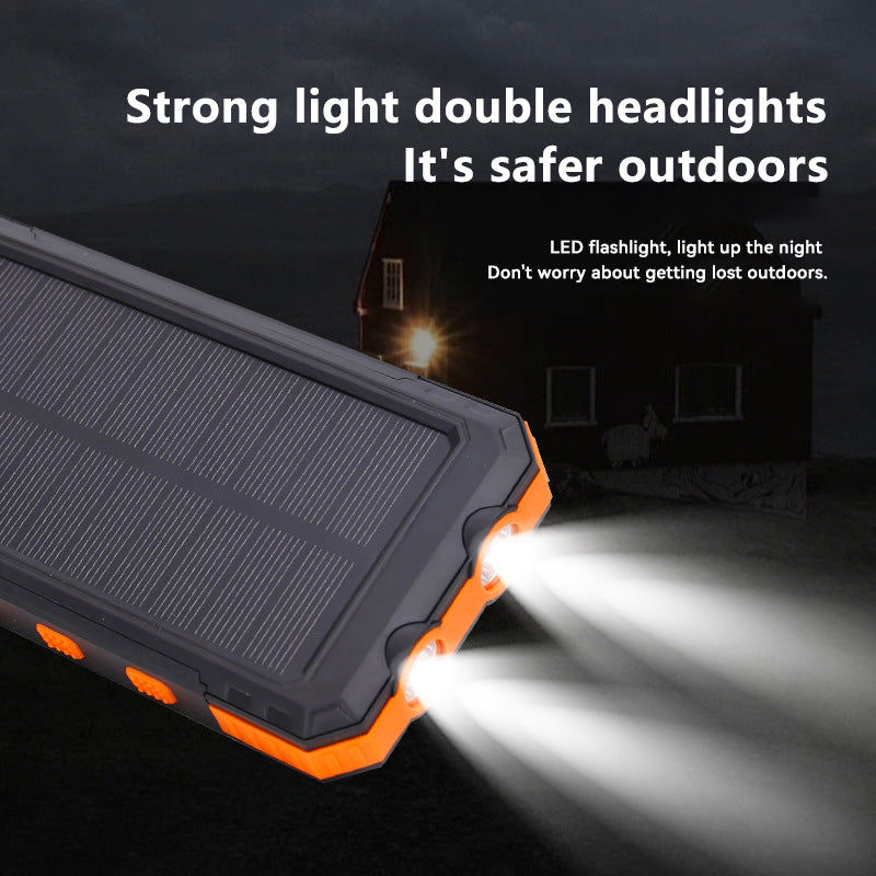 Ultra thin solar power bank 20000mAh with compass three proof solar power bank - V.I.P Digital Presence
