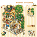 Landscape stickers large 3D stereoscopic scene collage miniature scene ledger stickers DIY stickers