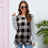 Plaid Striped Round Neck Long Sleeve T-Shirt - V.I.P Digital Presence