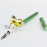 Portable Pocket Telescopic Mini Fishing Rod Pole Pen Shape Folded Fishing Rod With Reel Wheel For Outdoor River Lake Fishing - V.I.P Digital Presence