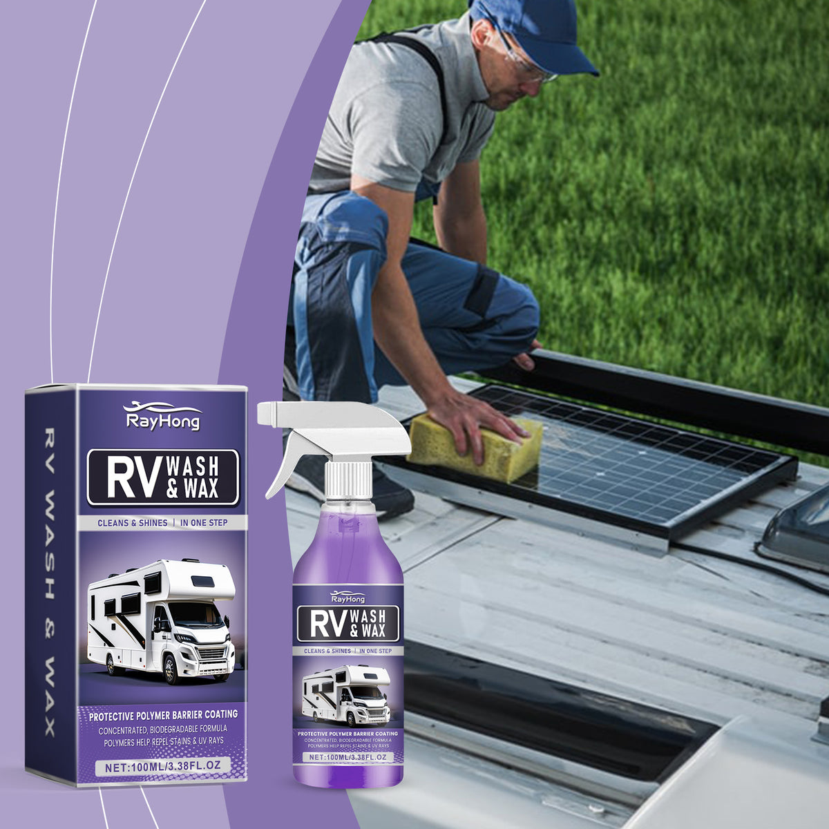 Motorhome Cleaning Solution, One Step Cleaning Easy Decontamination Bright As New Anti-Uv Coating Agent - V.I.P Digital Presence