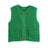 Street Fashion Crochet Hollow Vest Solid Color Versatile Round Neck Jacket - V.I.P Digital Presence
