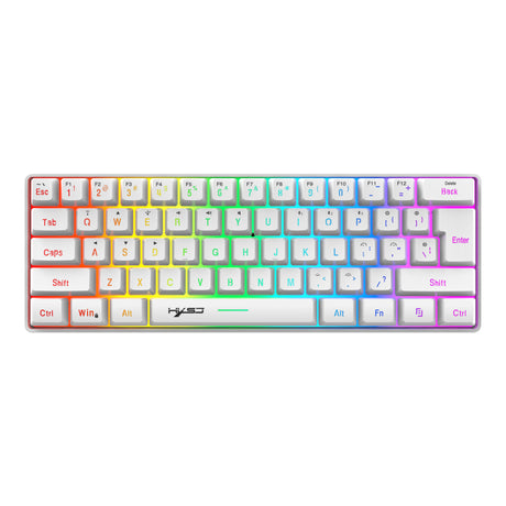 61 key keyboard Bluetooth the third mock examination 2.4G wireless keyboard RGB backlight tablet phone mini keypad - V.I.P Digital Presence