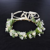 Spring flower wreath fresh simulation flower headdress green plants flowers wedding flower wreath - V.I.P Digital Presence