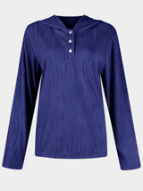 Textured Long Sleeve Hoodie - V.I.P Digital Presence