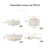 Detachable cookware set, pot, wheat rice stone, flat bottomed pan, non stick pan, frying pan, household handle - V.I.P Digital Presence