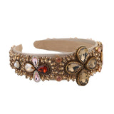 Fashionable retro wide edge sponge compression headband - V.I.P Digital Presence