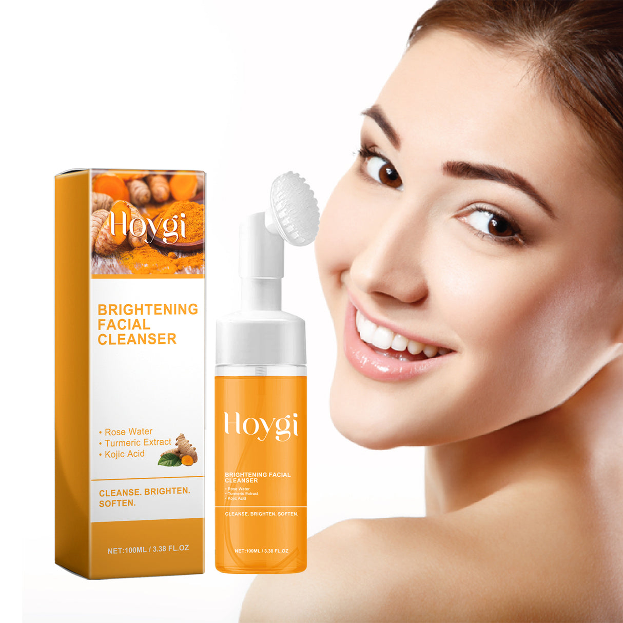 Brightening Facial Cleanser, Deep Clean Facial Skin Fade Acne Mark Acne Mark Moisturizing Whitening Beauty - V.I.P Digital Presence